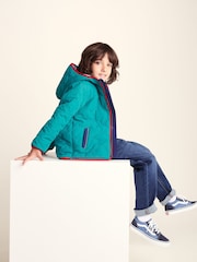 Tog 24 Green Arapawa Shaun the Sheep Kids Insulated Quilted Coat Microfleece Lining - Image 4 of 6