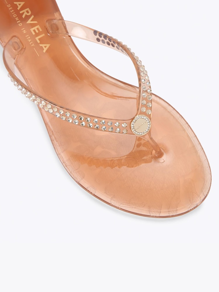 Carvela Cream Arena Jewel Sandals - Image 4 of 4
