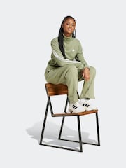 adidas Green Iconic 3 Stripe Track Top - Image 3 of 6