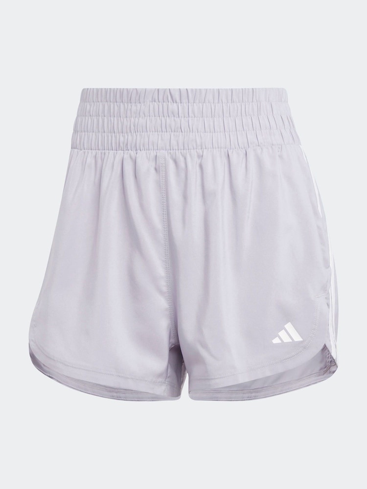 رمادي داكن - شورت محبوك Pacer من adidas - صورة 6 من 6