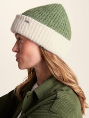 Tog 24 Green Becky Brushed Chunky Knit Beanie - Image 1 of 4