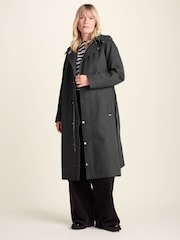Grey - Tog 24 Jemima Waterproof Longline Belted Trench Jacket - Slika 10 od 12