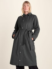 Grey - Tog 24 Jemima Waterproof Longline Belted Trench Jacket - Slika 11 od 12