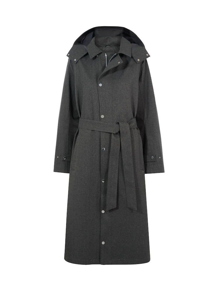 Grey - Tog 24 Jemima Waterproof Longline Belted Trench Jacket - Slika 12 od 12 Grey - Tog 24 Jemima Waterproof Longline Belted Trench Jacket - Slika 12 od 12