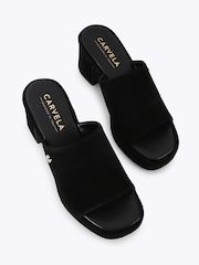 Carvela Black Letizia Mule Flip Flop And Sandals - Image 2 of 4