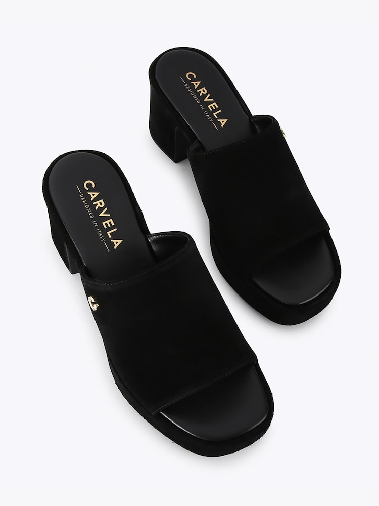 Carvela Black Letizia Mule Flip Flop And Sandals - Image 2 of 4