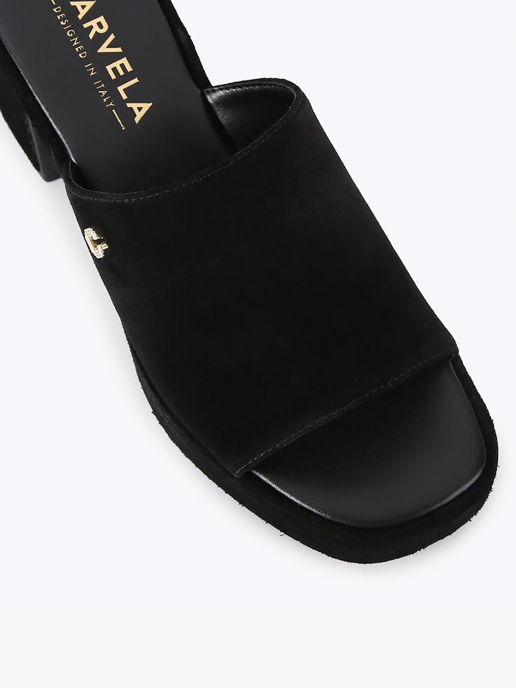 Carvela Black Letizia Mule Flip Flop And Sandals - Image 4 of 4