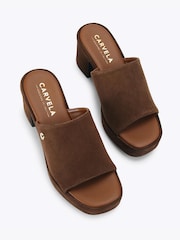 Carvela Brown Letizia Mule Flip Flop And Sandals - Image 2 of 4