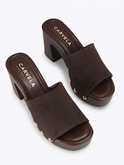 Carvela Brown Novella Mule Flip Flop And Sandals - Image 2 of 4