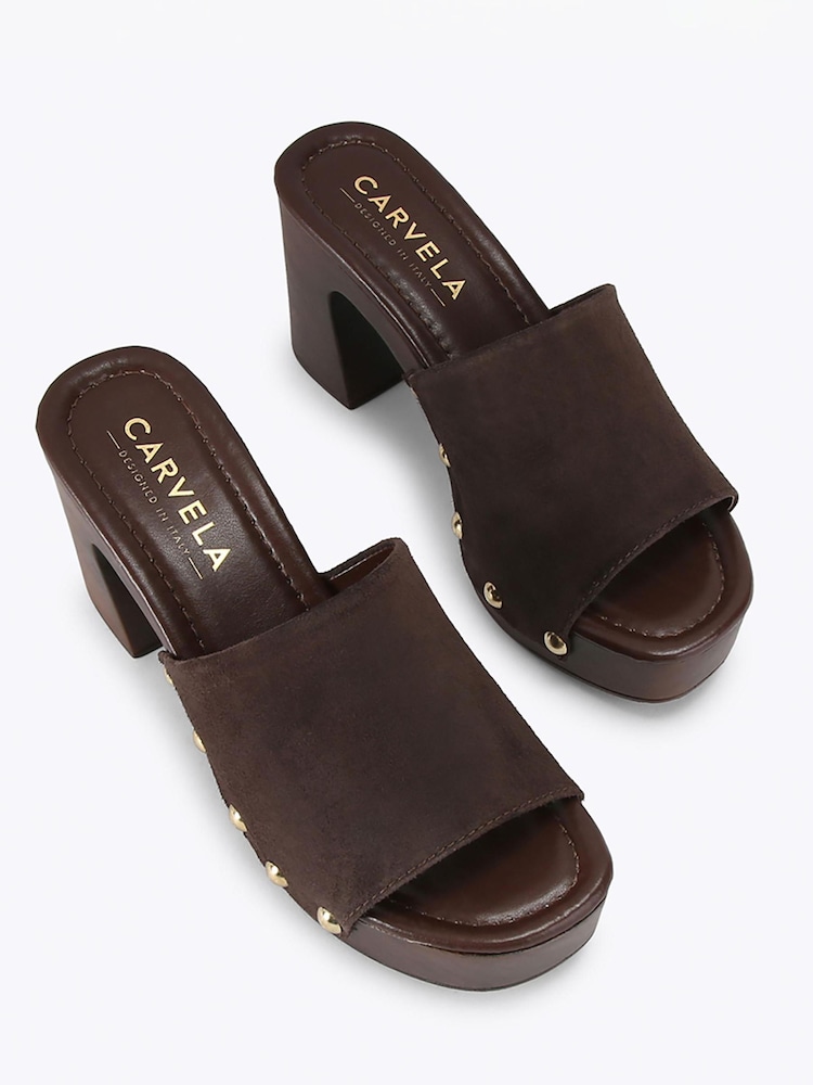 Carvela Brown Novella Mule Flip Flop And Sandals - Image 2 of 4