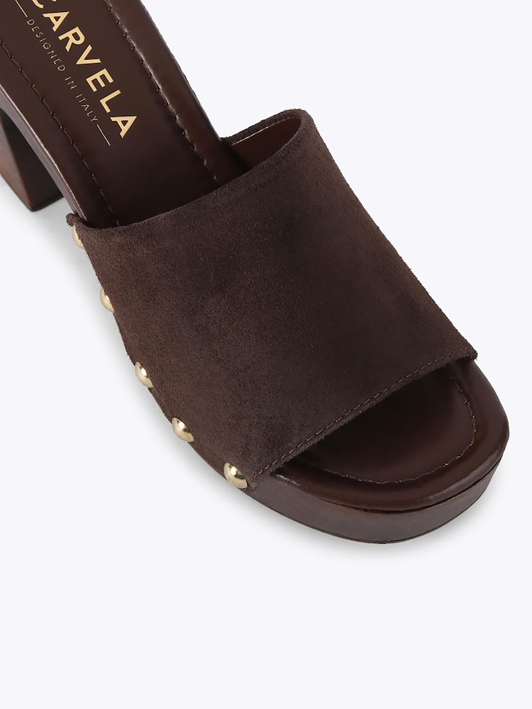 Carvela Brown Novella Mule Flip Flop And Sandals - Image 4 of 4