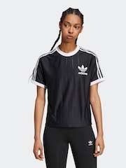 adidas Originals Black 3-Stripes T-Shirt - Image 1 of 7