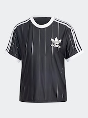 adidas Originals Black 3-Stripes T-Shirt - Image 7 of 7