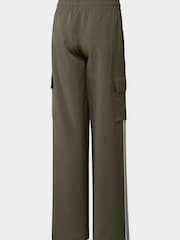 Зеленый - adidas Originals adidas Originals 3 Stripe Wide Leg Trousers - Изображение 2 из 2