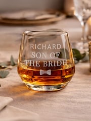 Personalised Wedding Whisky Glass by PMC - Image 1 of 4