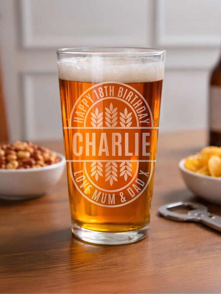 Personalised Brewery Style Pint Glass by PMC - Image 4 of 4 Personalised Brewery Style Pint Glass by PMC - Image 4 of 4