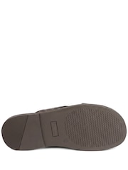 Jones Bootmaker Brown Westport Leather Mule Sliders - Image 5 of 5