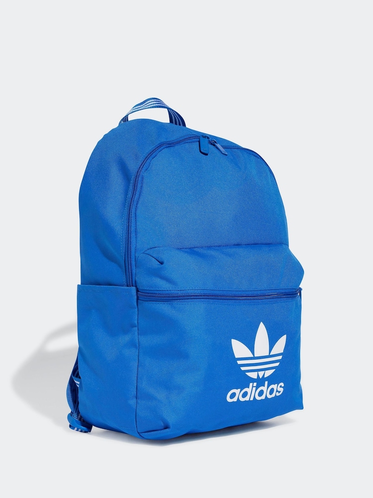 adidas Originals Blue Adicolour 100% Cotton Backpack - Image 4 of 7