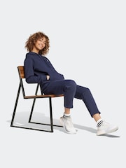adidas Blue Small Logo Hoodie - Image 4 of 7