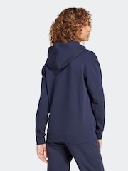 adidas Blue Small Logo Hoodie - Image 5 of 7