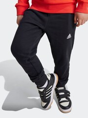 adidas Red Sportswear Essentials Logo French Terry Jogger Set - Image 4 of 8