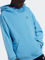 adidas Blue Kids Originals 100% Cotton Hoodie - Image 5 of 6