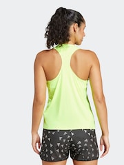 adidas Light Green Adizero Tank Vest - Image 2 of 7