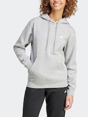 adidas Grey Small Logo Hoodie - Image 4 of 7