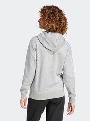 adidas Grey Small Logo Hoodie - Image 6 of 7