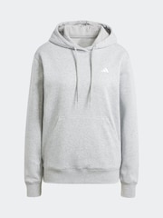 adidas Grey Small Logo Hoodie - Image 7 of 7