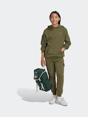 adidas Green Kids Originals 100% Cotton Hoodie - Image 3 of 5