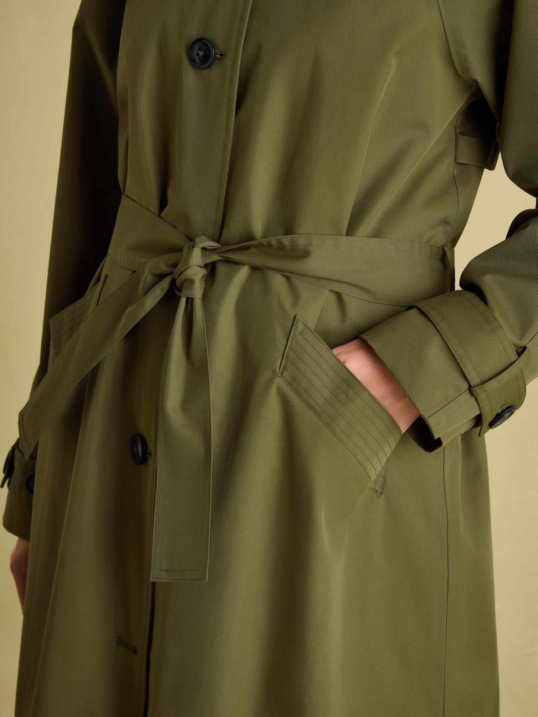 Buy Joules Epwell Green Waterproof Belted Trench Coat from Next USA