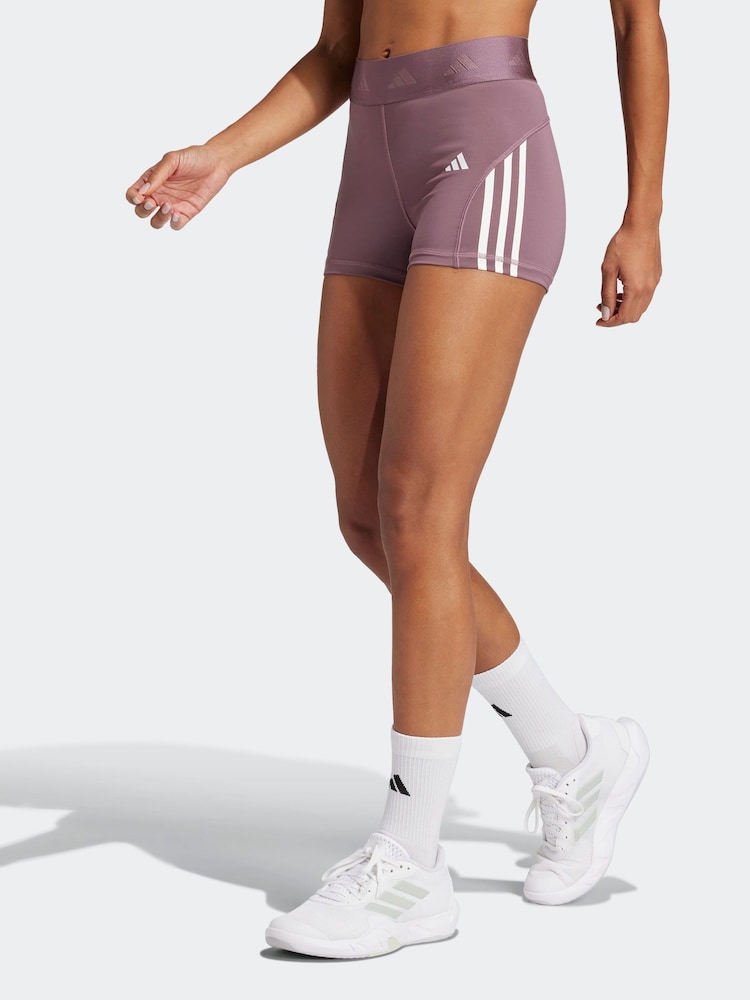 adidas Purple Hyperglam Short leggings - Image 1 of 7