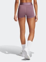 adidas Purple Hyperglam Short leggings - Image 2 of 7