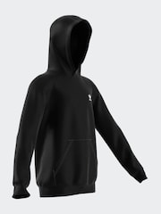 adidas originals Black Small Trefioil Logo Hoodie - Image 10 of 15