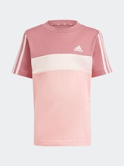 adidas Adidas Tiberio 3-Stripes Colorblock 100 % Baumwoll-T-Shirt für Kinder - Bild 5 von 6