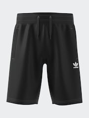 adidas originals Black Small Trefoil Logo Shorts - Image 3 of 11