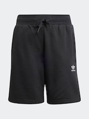 adidas originals Black Small Trefoil Logo Shorts - Image 9 of 11