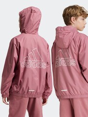 adidas Pink Junior Utility Jacket - Image 2 of 6