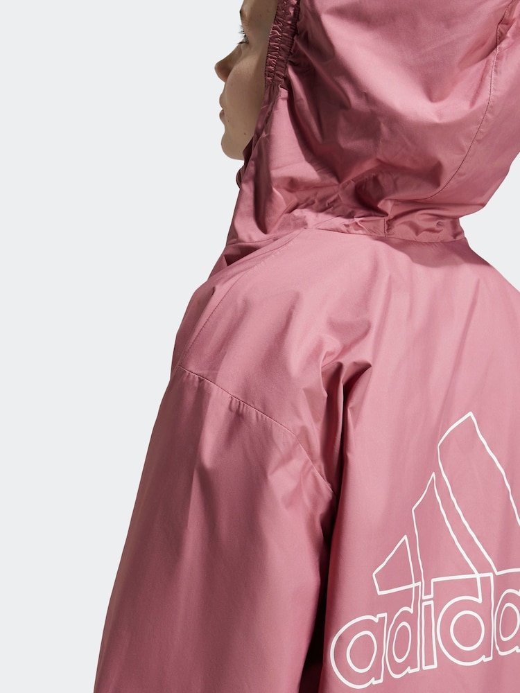 adidas Pink Junior Utility Jacket - Image 4 of 6