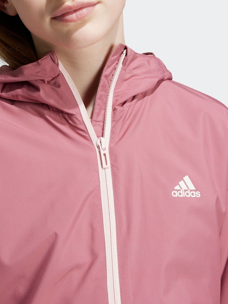 adidas Pink Junior Utility Jacket - Image 5 of 6