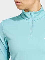 adidas Green Hyperglam Training Quarter-Zip Top - Image 7 of 8