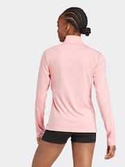 Roze - adidas Hyperglam Training Quarter-Zip Top - Image 2 of 8