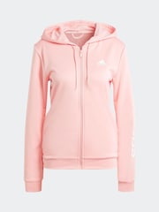 adidas Pink Sportswear Linear Tracksuit - Image 6 of 6