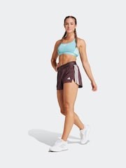 adidas Brown Hyperglam Woven Shorts - Image 3 of 7
