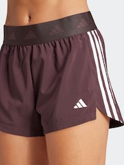 adidas Brown Hyperglam Woven Shorts - Image 5 of 7