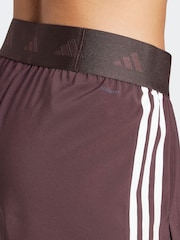 adidas Brown Hyperglam Woven Shorts - Image 6 of 7