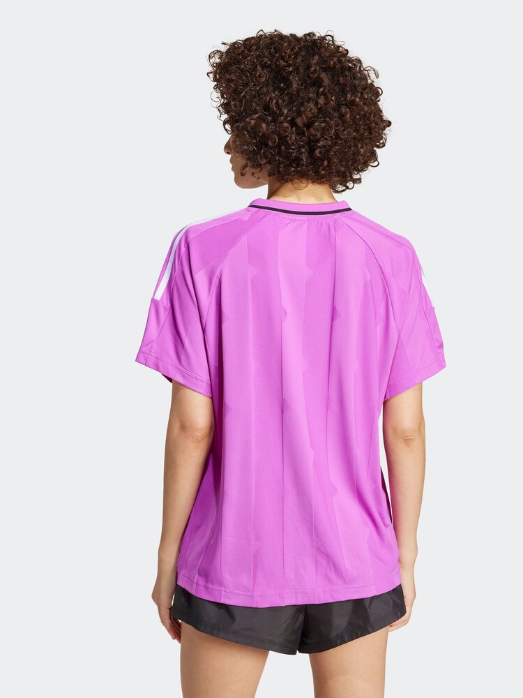 Violet - T-shirt Boyfriend adidas Tiro - Image 2 de 7