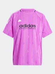Violet - T-shirt Boyfriend adidas Tiro - Image 7 de 7