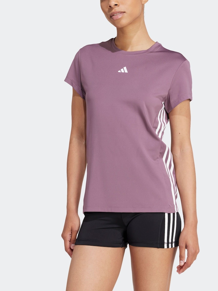 adidas Purple T-Shirt - Image 2 of 7 adidas Purple T-Shirt - Image 2 of 7